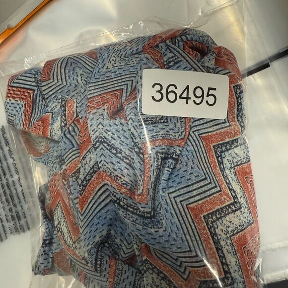 Ambiance Apparel Shirt Women L Large Blue Striped Button Up Sleeveless Collared - Picture 6 of 6